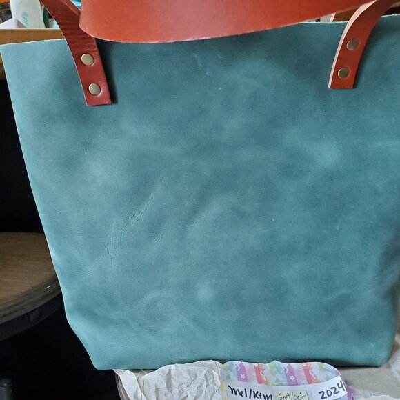 SURF w/ tandles * Unicorn Portland Leather Goods (PLG )Medium Tote - Picture 2 of 6